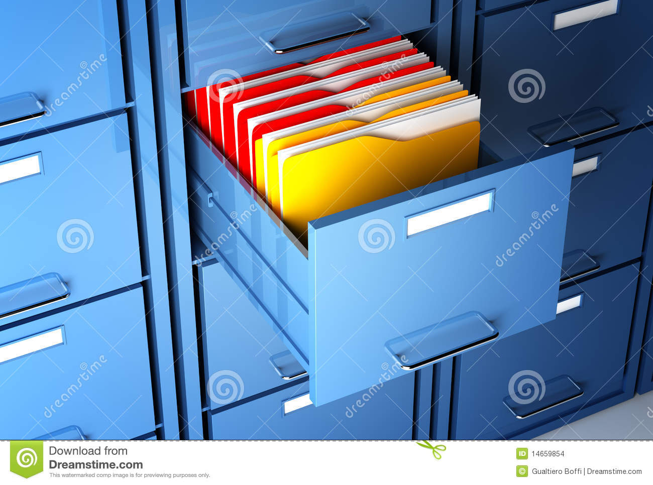 File Cabinet And Folder Stock Illustration Illustration Of intended for size 1300 X 966