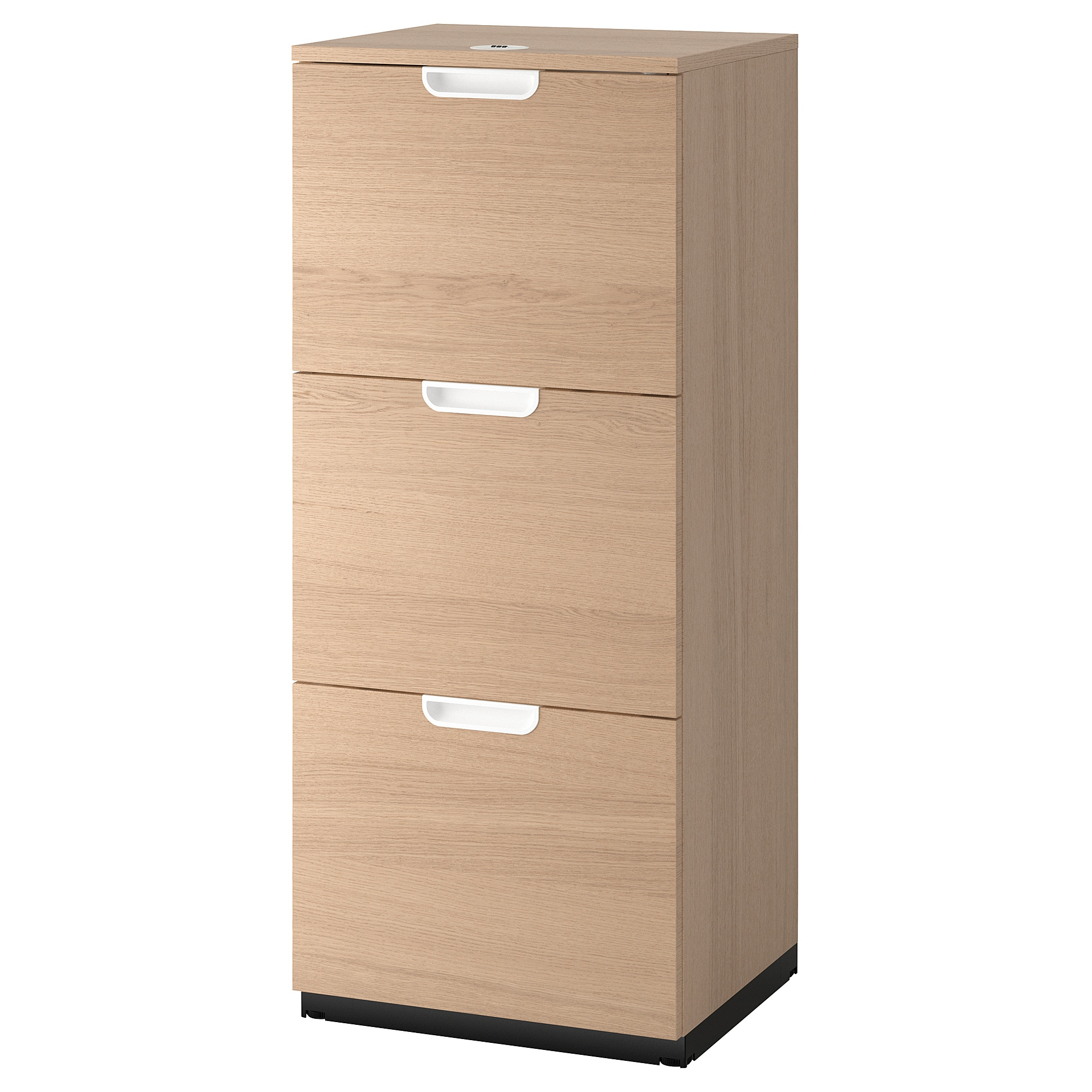 File Cabinet Galant White Stained Oak Veneer throughout proportions 2000 X 2000