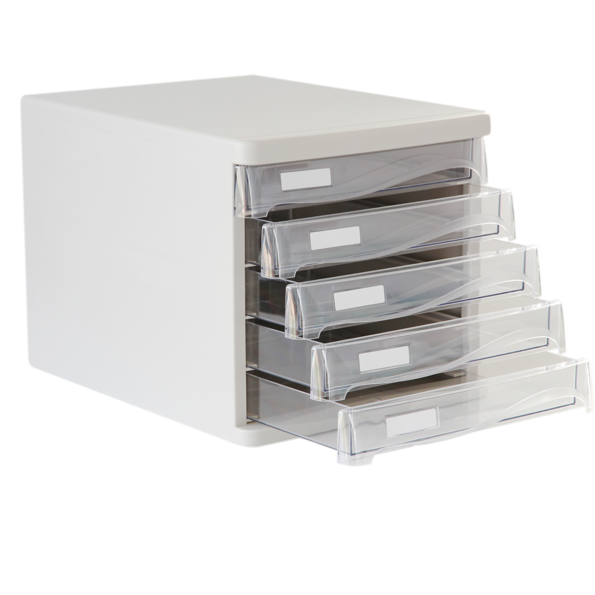File Cabinet Office Five Transparent Plastic Drawer Storage Desktop for proportions 1200 X 1200