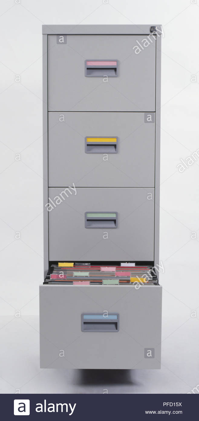Filing Cabinet Single Drawer Opened Stock Photos Filing Cabinet for measurements 658 X 1390