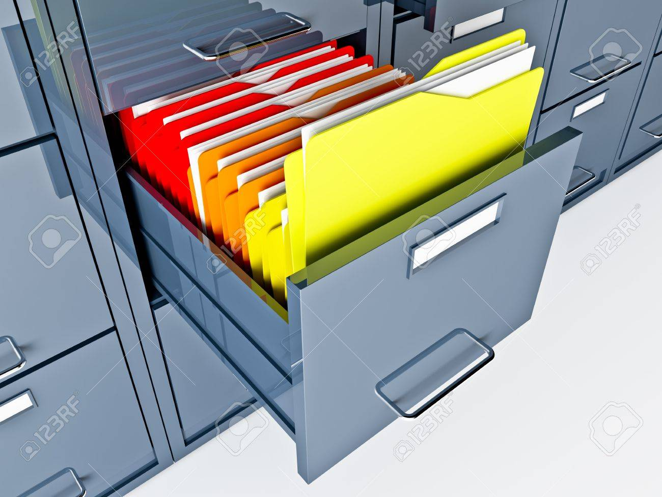 Fine 3d Image Of File Cabinet Folder Stock Photo Picture And with regard to sizing 1300 X 975