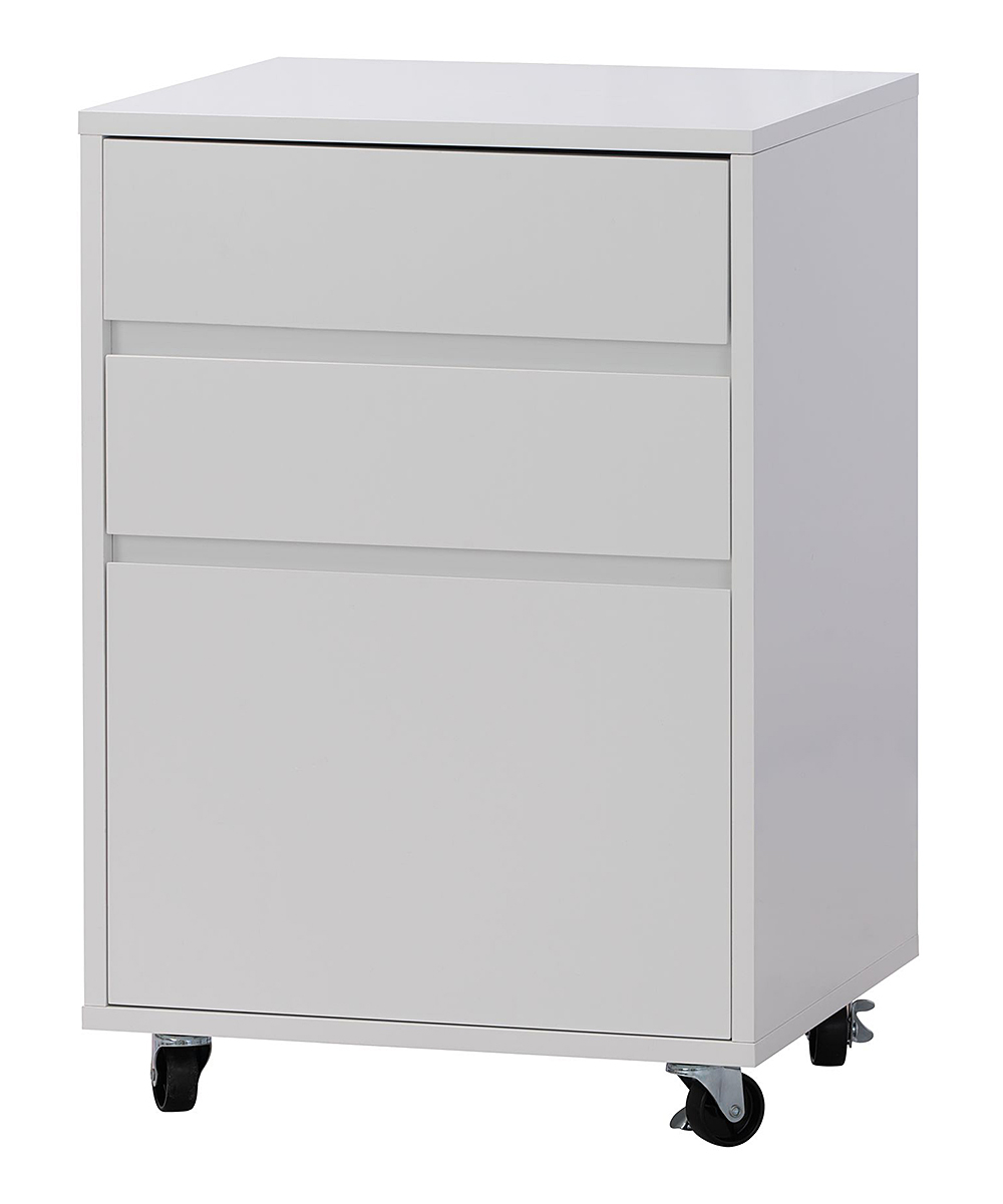 Fineboard White Three Drawer File Cabinet throughout sizing 1000 X 1201