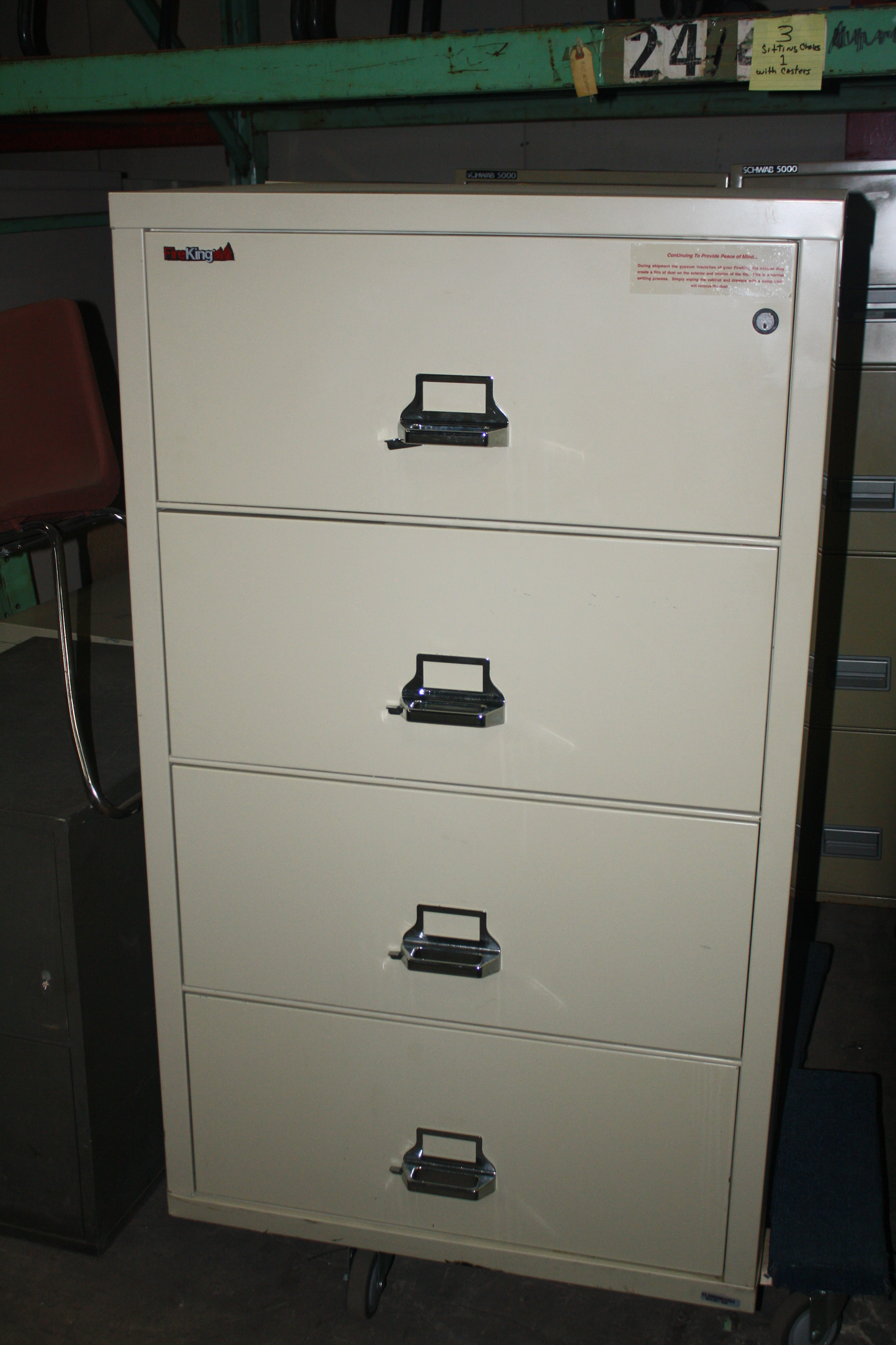 Fireking 4 Drawer Lateral Filing Cabinet Office Filing Cabinets intended for measurements 2592 X 3888