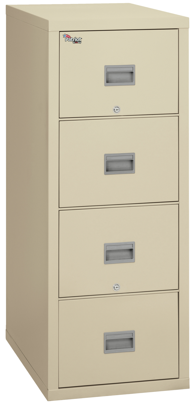 Fireking Patriot 4 Drawer Vertical File Cabinet 20 X 31 X 52 34 Inches Parchment throughout dimensions 646 X 1335