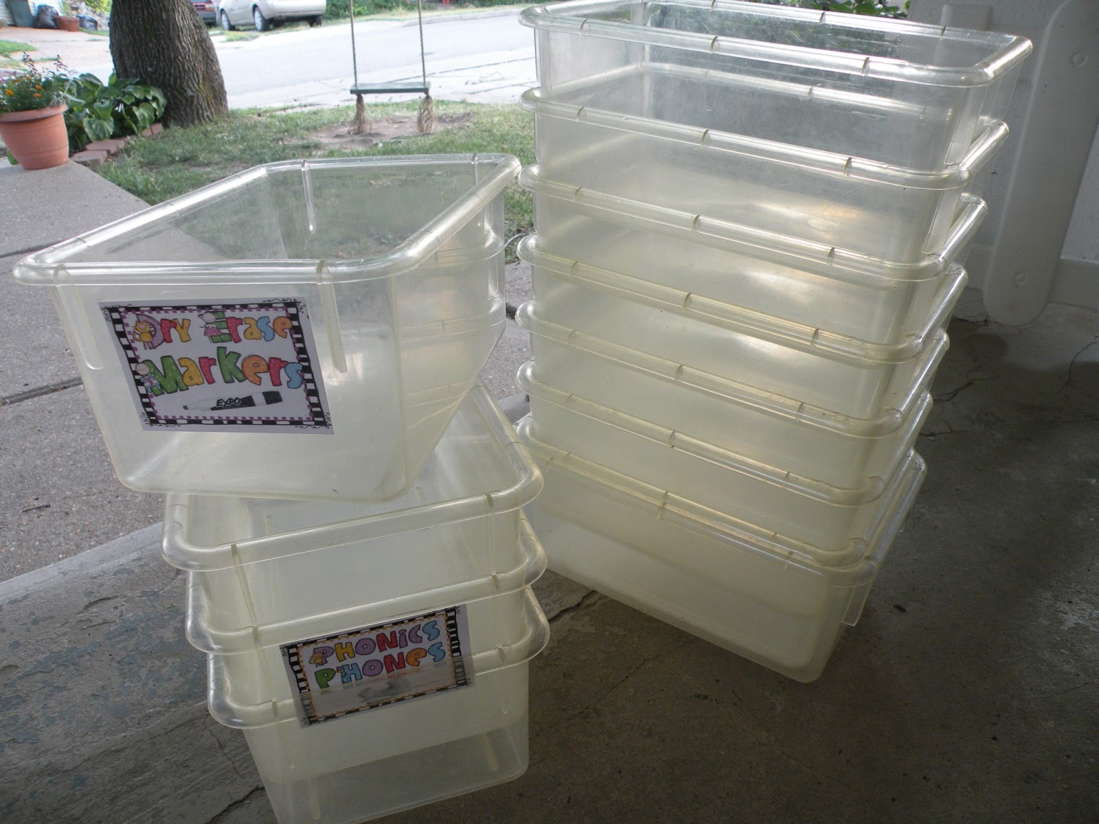 First Grade Fever Christie Quick N Easy Storage Bin Makeover in proportions 1600 X 1200