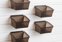 Flow Wall Small Black Plastic Storage Bins 5 Pack Fbs Hb210 5b regarding sizing 1000 X 1000