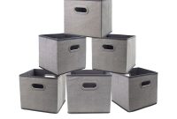 Foldable Cloth Storage Bins 11x11 Fabric Cube Storage Baskets throughout size 1000 X 1000