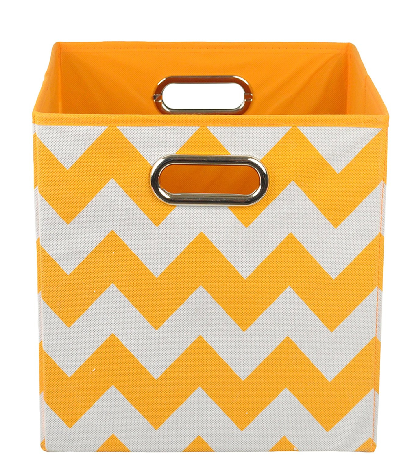 Folding Storage Bin Bold Orange Chevron Sky Discontinued Zag inside size 1363 X 1500