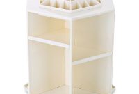 Fooktu 360 Degree Rotating Storage Box White Diy Bins Case Plastic regarding size 1000 X 1000