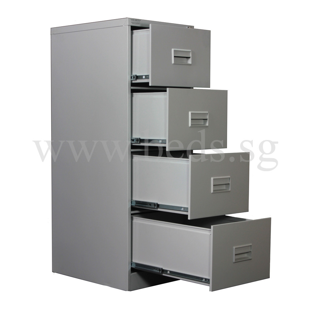 Four Drawer Steel Filing Cabinet Furniture Home Dcor Fortytwo pertaining to dimensions 1000 X 1000