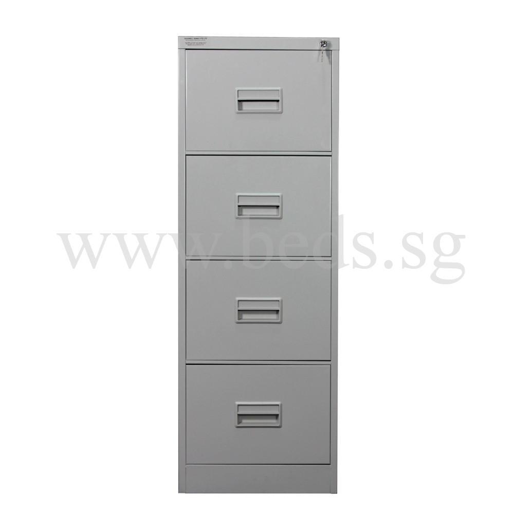 Four Drawer Steel Filing Cabinet Furniture Home Dcor Fortytwo regarding measurements 1000 X 1000