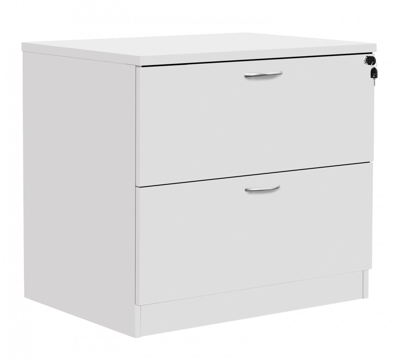 Fraction Plus Desk High Lateral Filing Cabinet White Office within dimensions 1325 X 1200