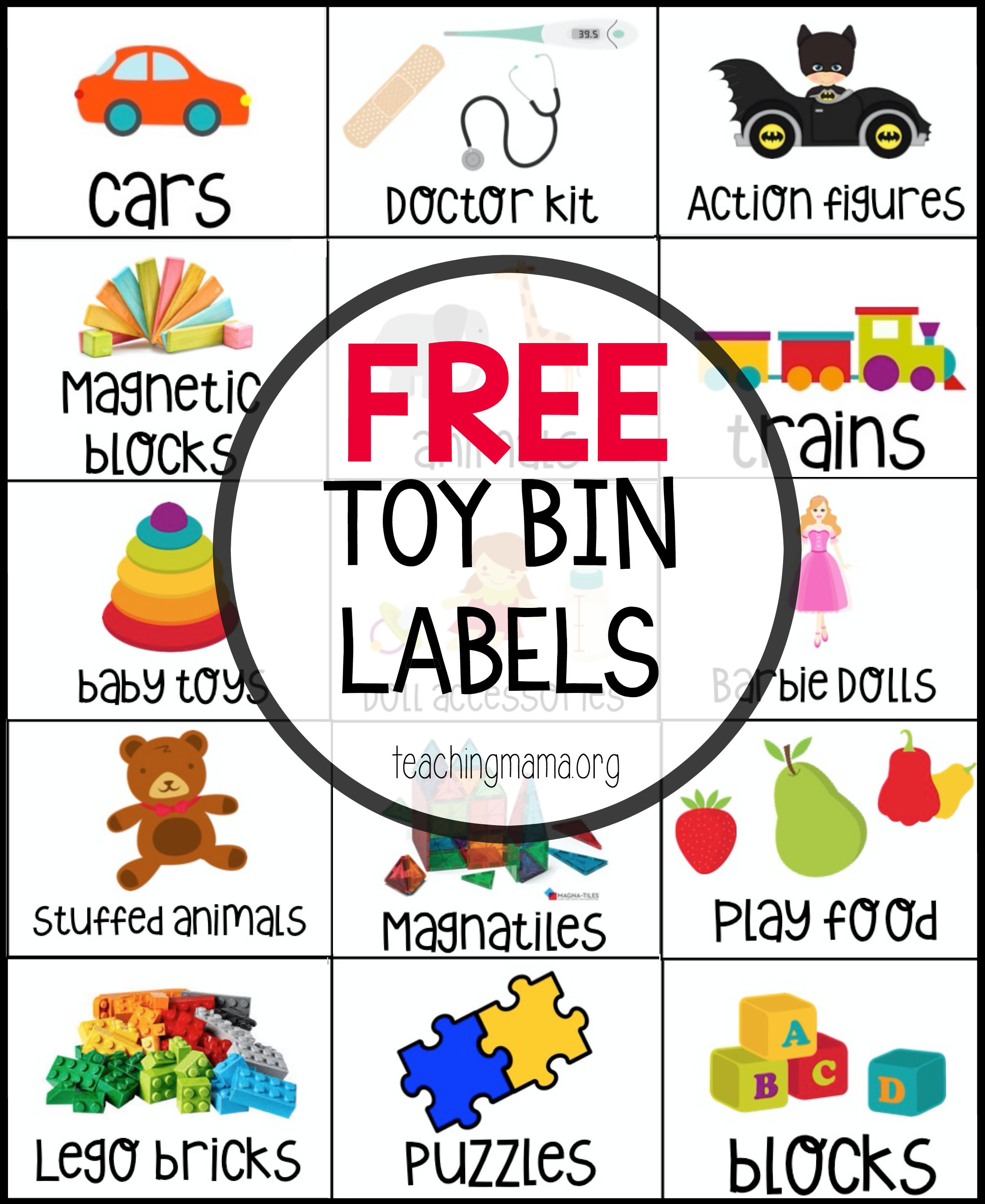 Free Toy Bin Labels regarding measurements 2340 X 2860