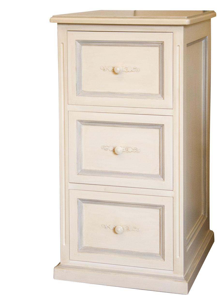 French Country Filing Cabinet 3 Drawers Antique White Teak File Cabinet with size 922 X 1229
