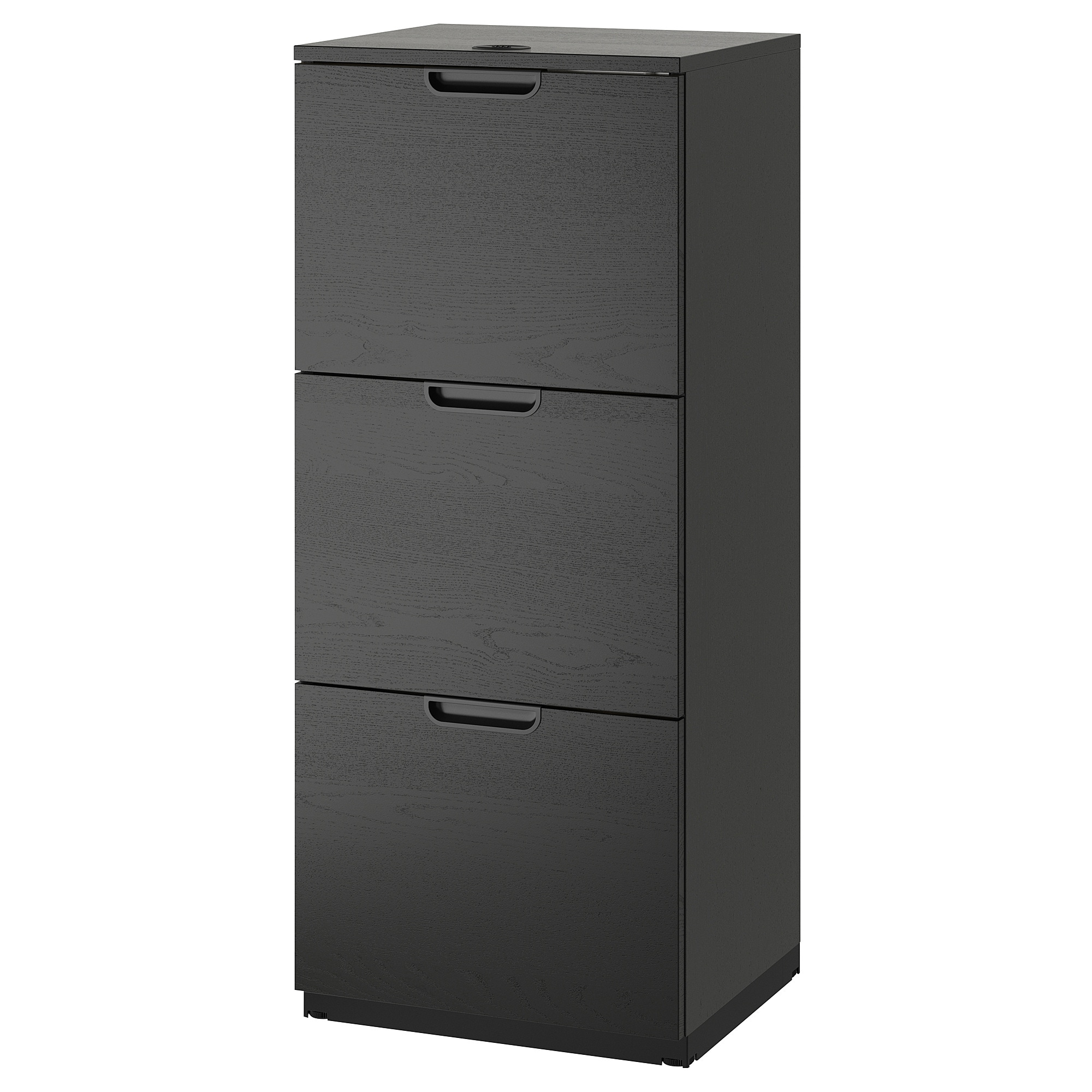 Galant File Cabinet Black Stained Ash Veneer with dimensions 2000 X 2000