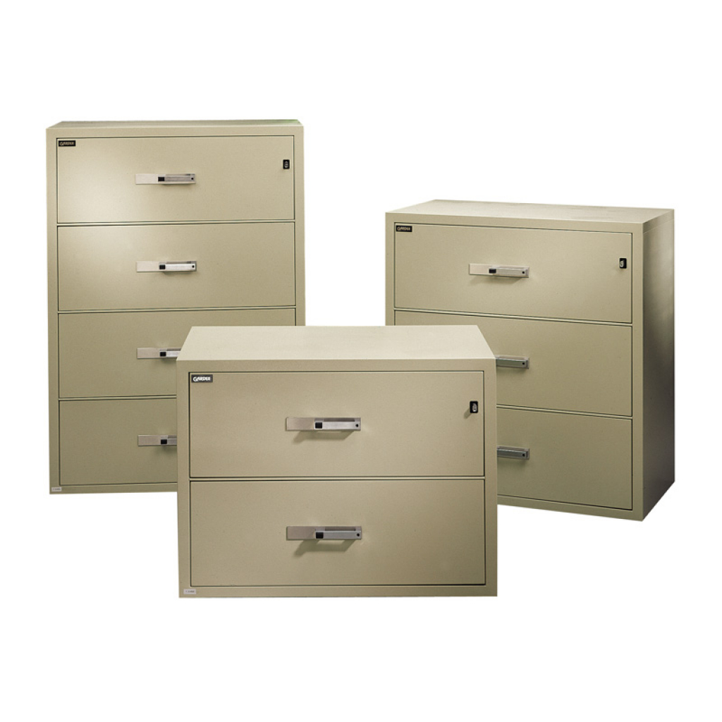 Gardex 2 Drawer Fire Resistant Lateral File Cabinet Atwork Office intended for proportions 1024 X 1024