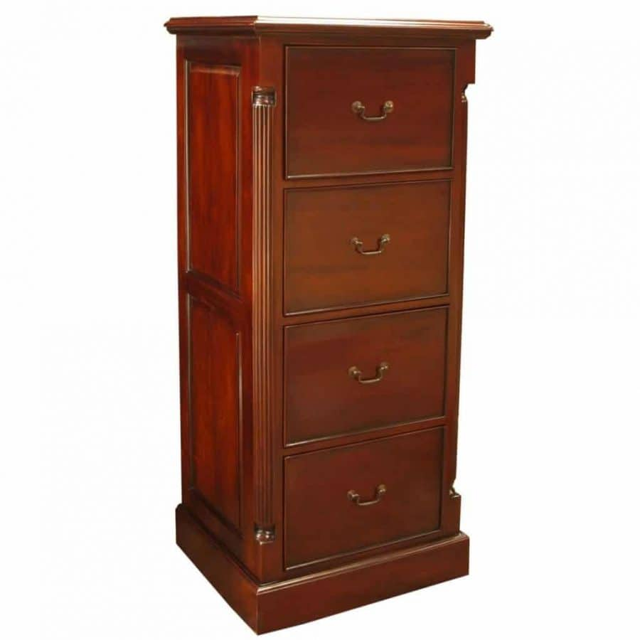 Georgian Filing Cabinet 12 3 4 Drawers Mahogany Akd Furniture with regard to size 900 X 900