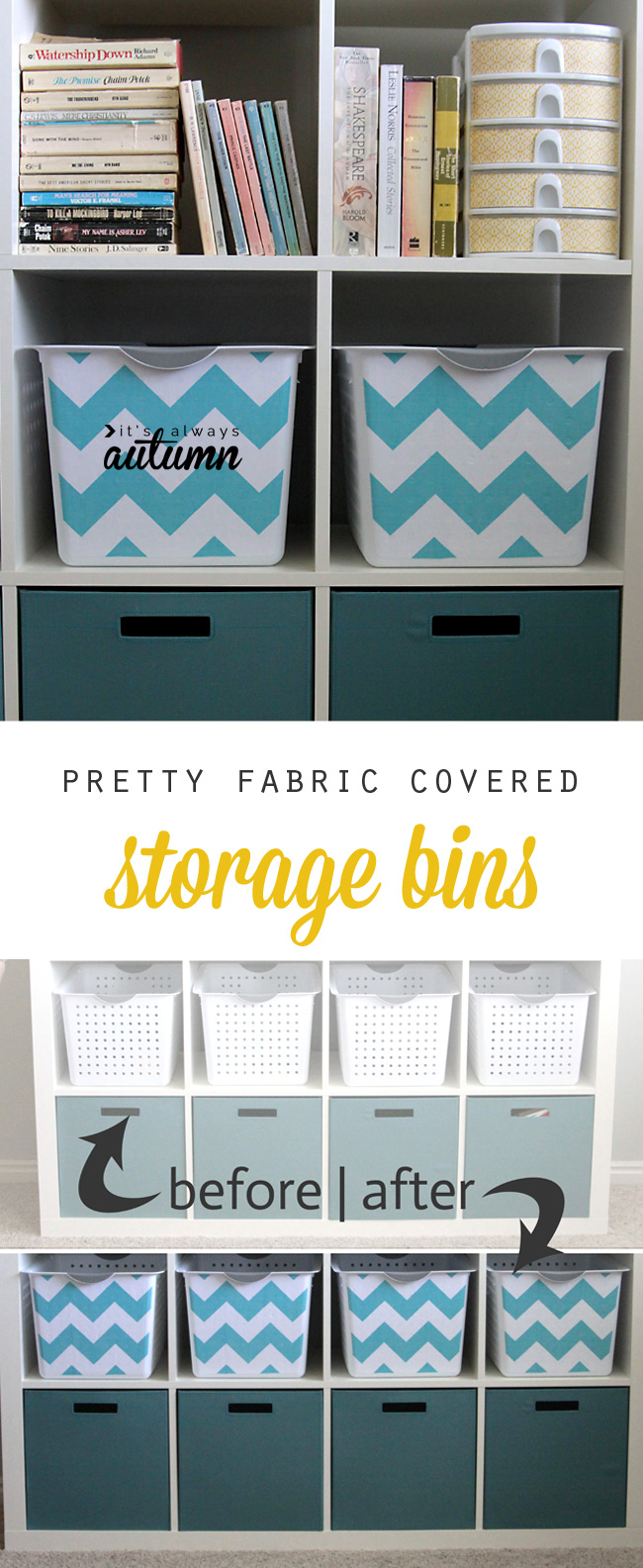 Get Organized With Easy Diy Fabric Covered Storage Bins Its regarding dimensions 650 X 1584