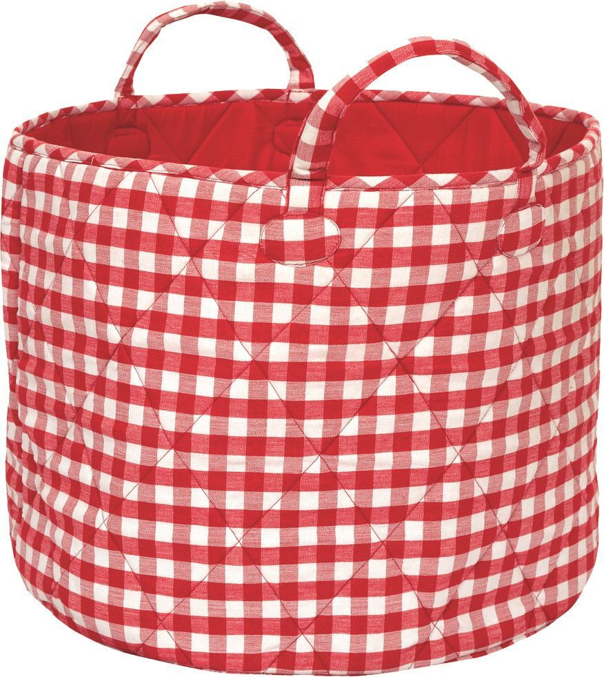 Gingham Giant Toy Box Products Large Storage Baskets Gingham with size 876 X 981