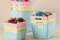 Gingham Weave Storage Collection In Storage Collections Bins inside dimensions 2000 X 2000