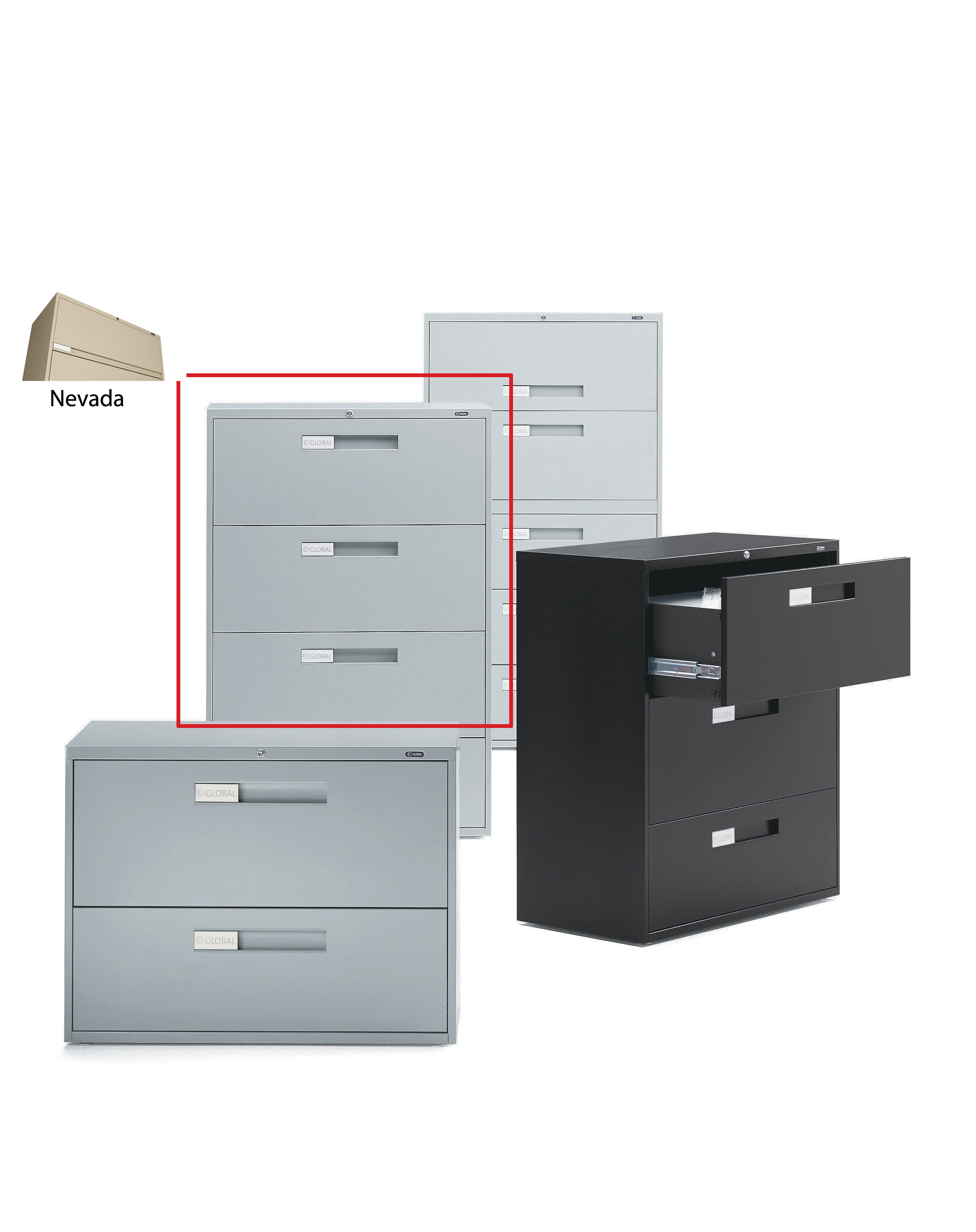 Global 9300 Fixed Lateral File Cabinet Glb93364f1hnv pertaining to sizing 2555 X 3224