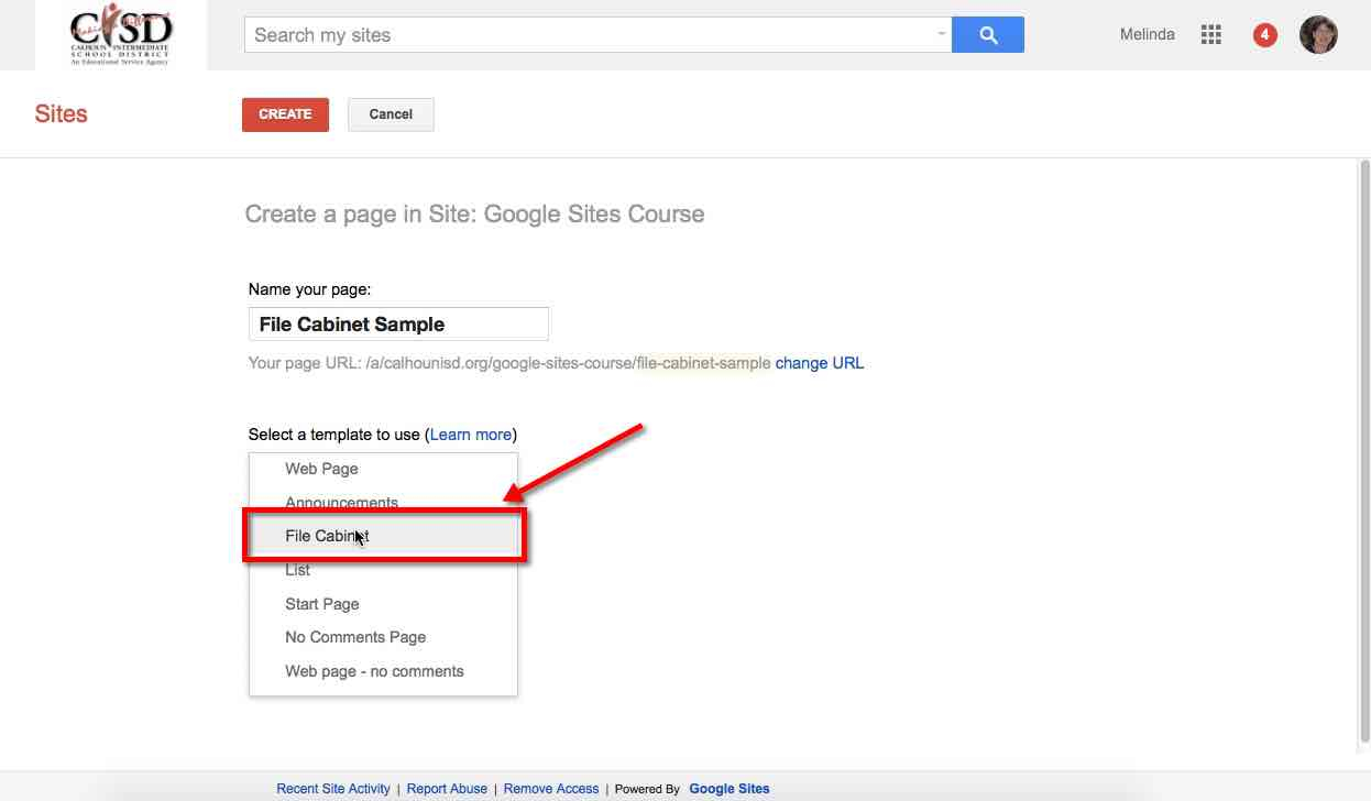 Google Sites Add A File Cabinet Page throughout measurements 1246 X 728