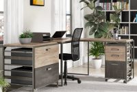 Greyleigh Edgerton Desk And Filing Cabinet Set Reviews Wayfair inside proportions 2000 X 2000