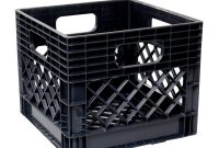 Gsc Technologies 11 In X 13 In X 13 In Black Milk Crate Mc131311 intended for dimensions 1000 X 1000