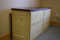 Hand Crafted 4 Drawer Credenza File Cabinet In Knotty Pine With regarding proportions 6000 X 4000