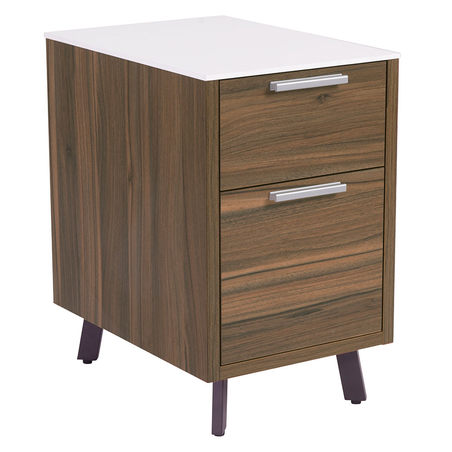 Hart Modern White File Cabinet Euro Style Eurway inside sizing 900 X 900