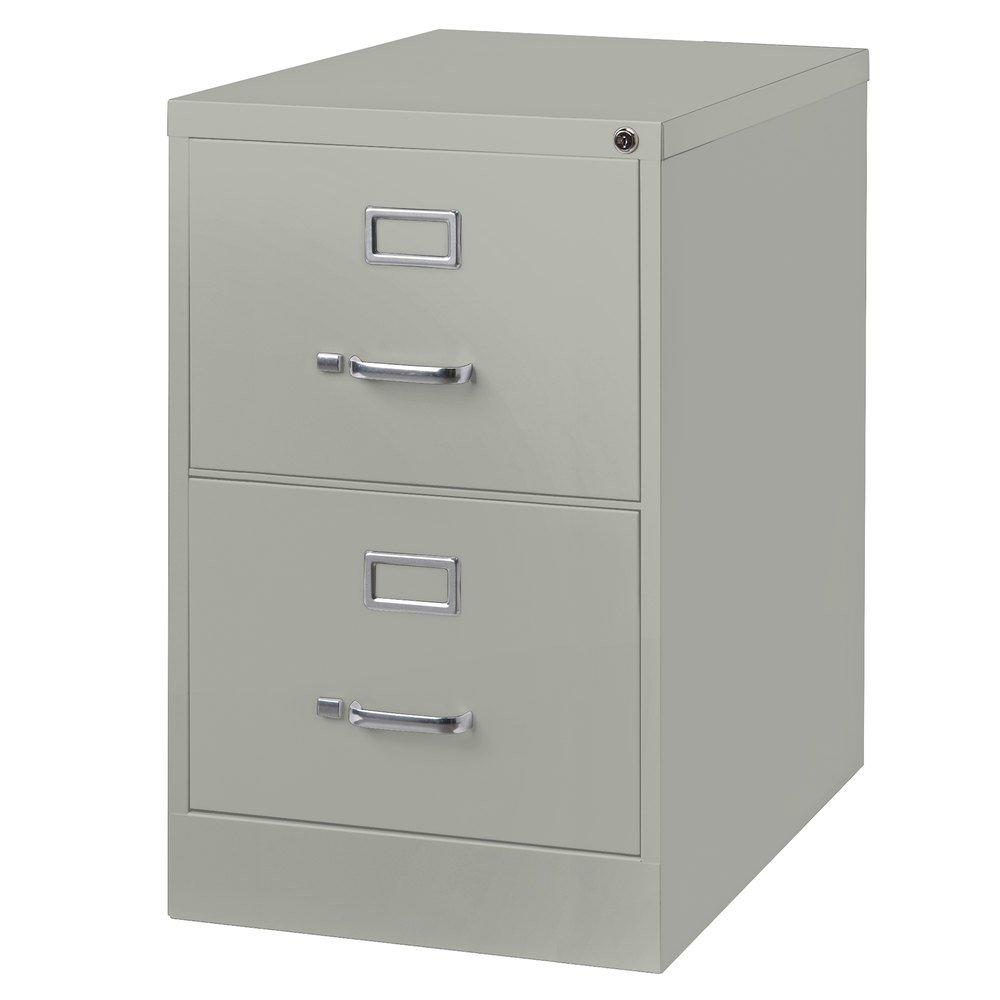 Hirsh Industries 14420 Gray Two Drawer Vertical Legal File Cabinet with regard to proportions 1000 X 1000
