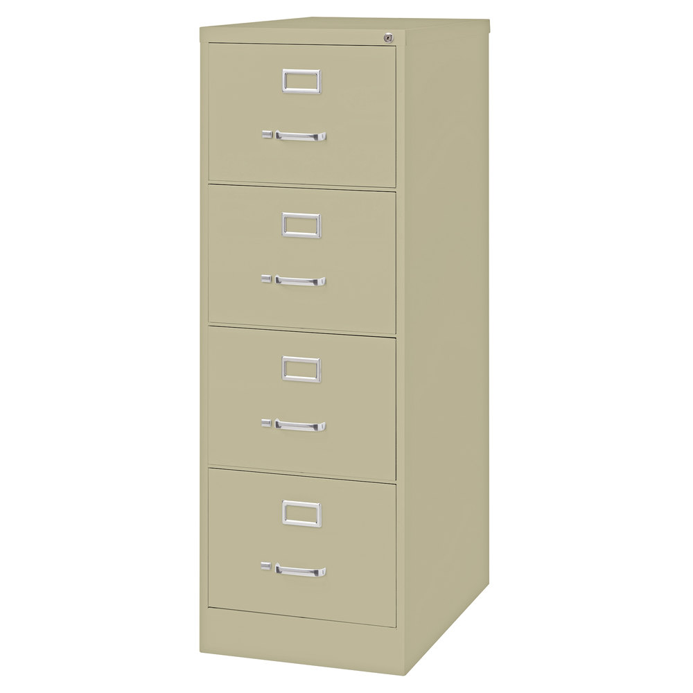 Hirsh Industries 16701 Putty Four Drawer Vertical Legal File Cabinet for dimensions 1000 X 1000