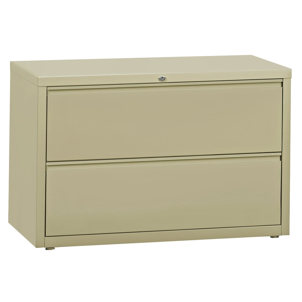 Hirsh Industries 17456 Putty Two Drawer Lateral File Cabinet 42 X regarding size 1000 X 1000