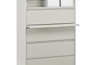 Hirsh Industries 17640 Gray Five Drawer Lateral File Cabinet With Roll throughout dimensions 1000 X 1000
