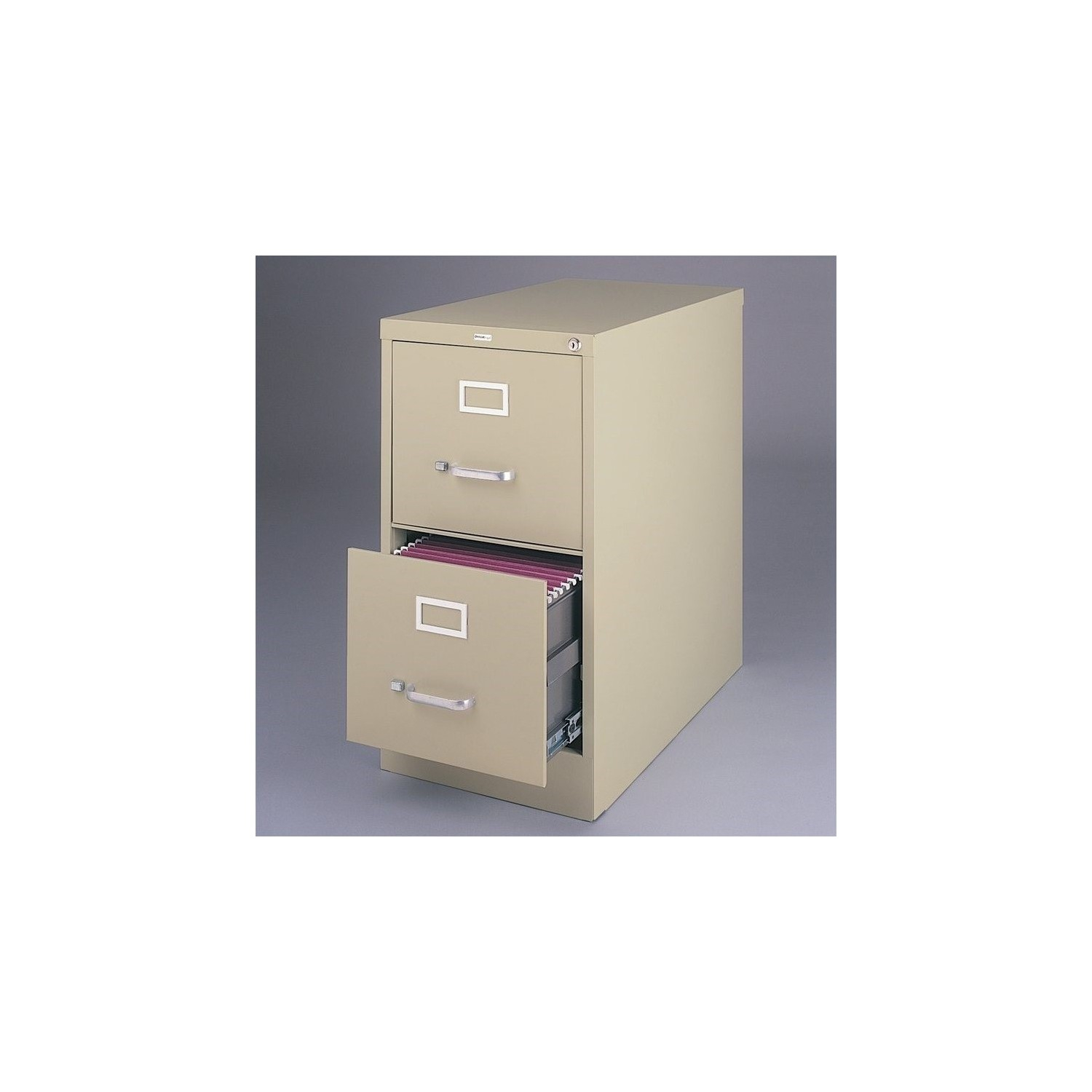 Hirsh Industries 2 Drawer Letter File Cabinet In Putty Filing in measurements 1500 X 1500