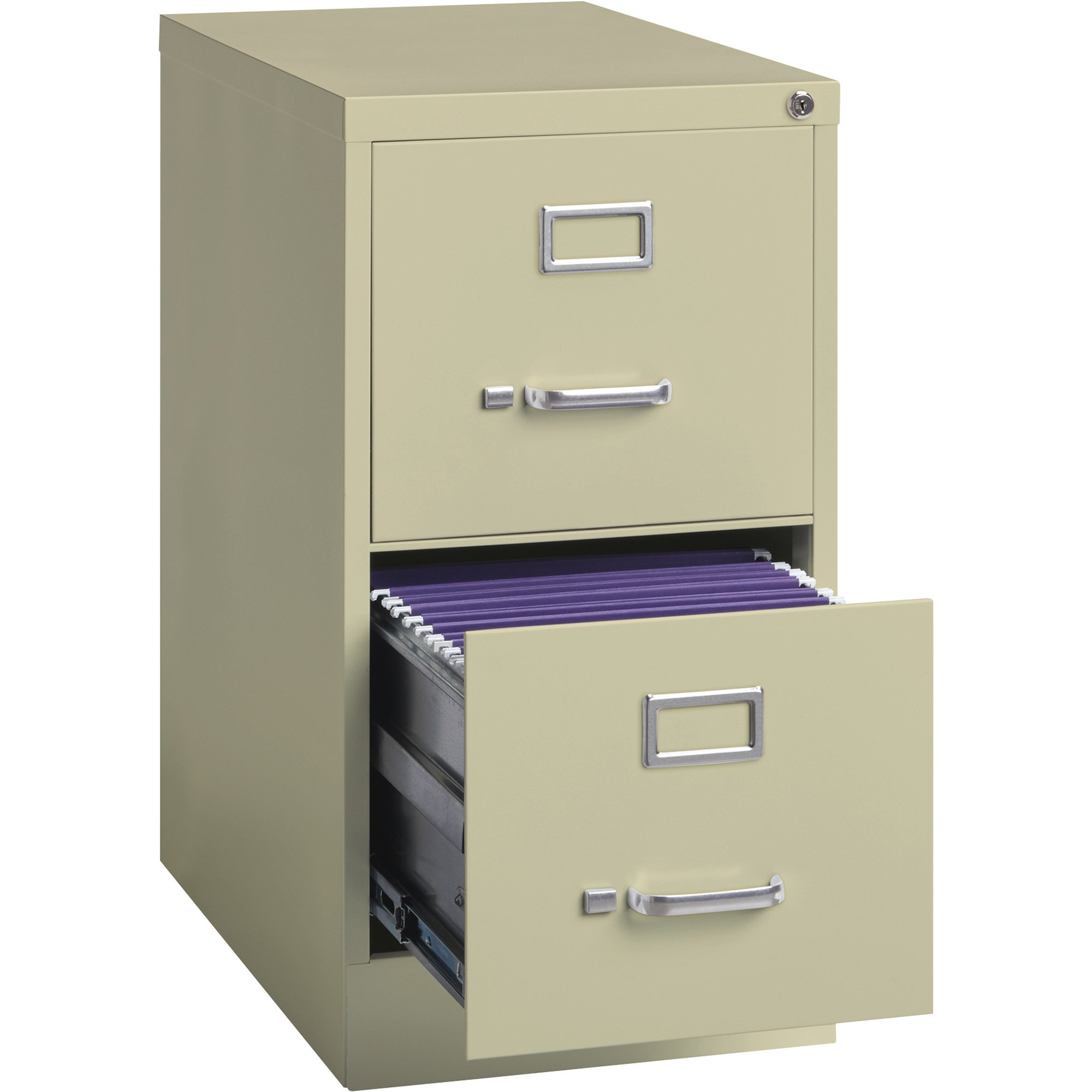 Hirsh Industries 2 Drawer Vertical File Cabinet 22ind Putty inside proportions 2000 X 2000