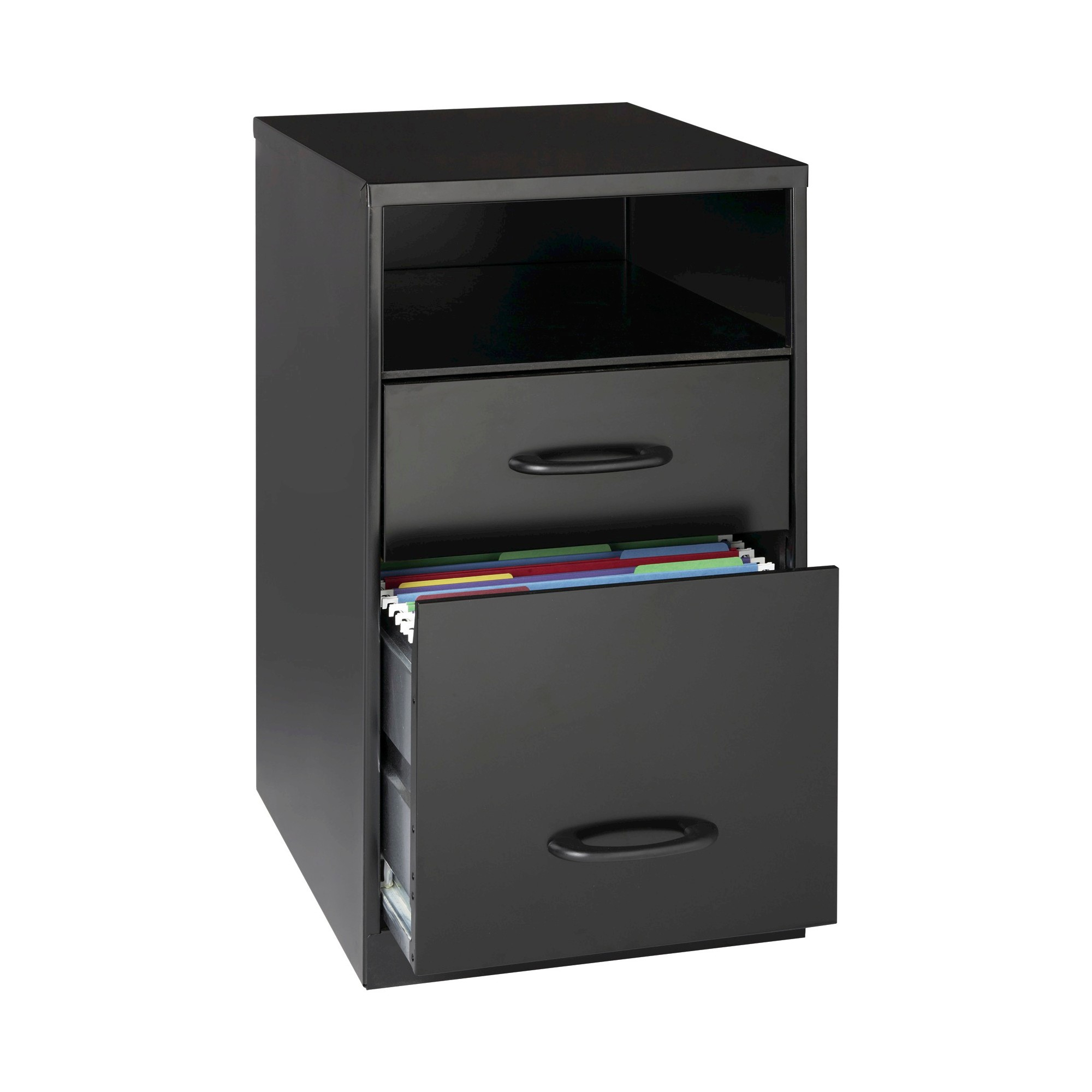 Hirsh Industries Space Solutions File Cabinet Black 2 Drawer With throughout measurements 2000 X 2000