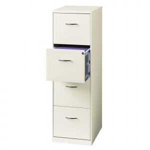 Hirsh Soho 18 In Deep 4 Drawer Vertical File Cabinet In Pearl White for sizing 2000 X 2000