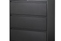 Hl8000 Series 36 Inch Wide 3 Drawer Lateral File Cabinet Black throughout measurements 1800 X 1800