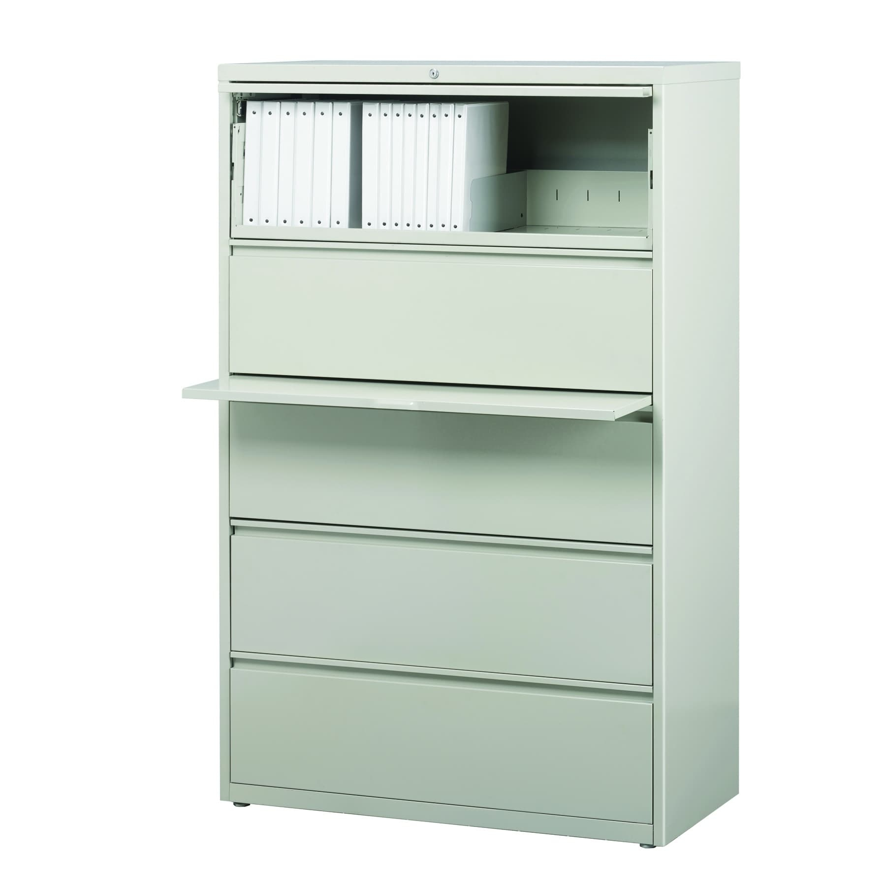 Hl8000 Series 36 Inch Wide 5 Drawer Lateral File Cabinet With Top within measurements 1800 X 1800