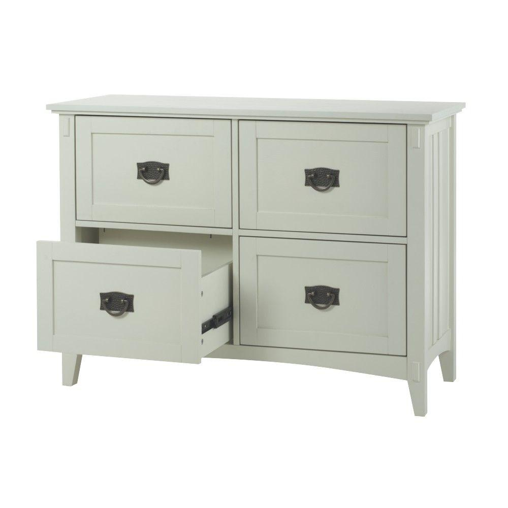 Home Decorators Collection Artisan White 4 Drawer File Cabinet throughout proportions 1000 X 1000