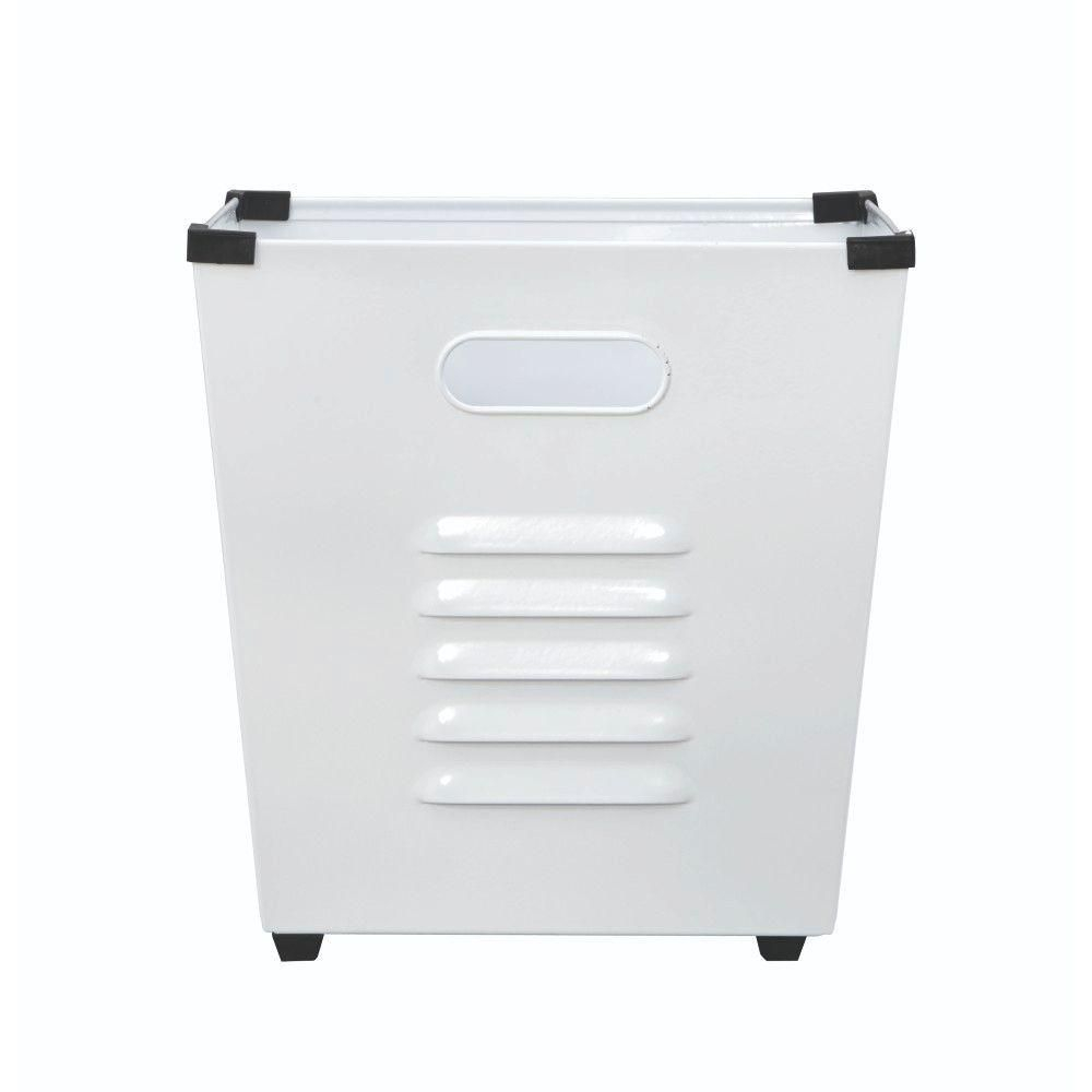 Home Decorators Collection Lachlan White Metal Storage Bin Set Of 3 pertaining to proportions 1000 X 1000