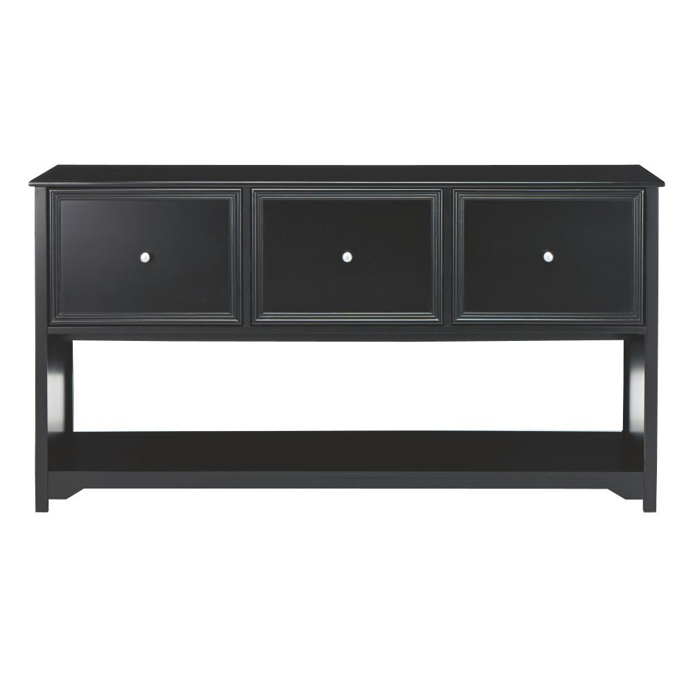 Home Decorators Collection Oxford Black 3 Drawer File Cabinet With with regard to sizing 1000 X 1000