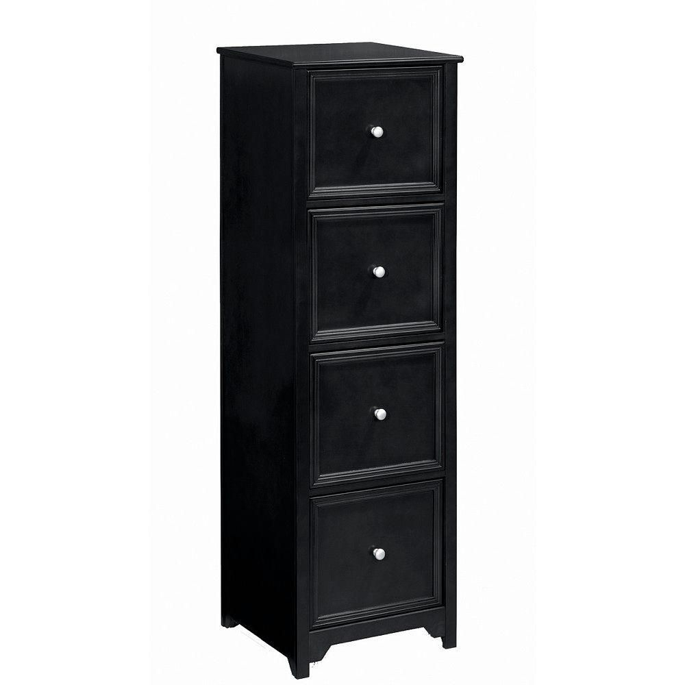 Home Decorators Collection Oxford Black 535 In File Cabinet in size 1000 X 1000