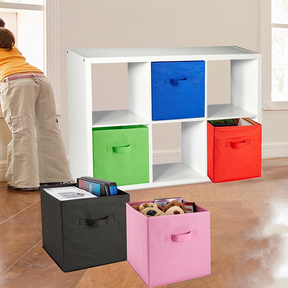 Home Storage Foldable Book Underwear Bra Socks Ties Storage Box Cube in dimensions 1001 X 1001