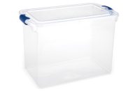 Homz 112 Qt Latching Clear Storage Box 2 Pack 3450clrecom02 for proportions 1000 X 1000