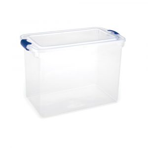 Homz 112 Qt Latching Clear Storage Box 2 Pack 3450clrecom02 for proportions 1000 X 1000
