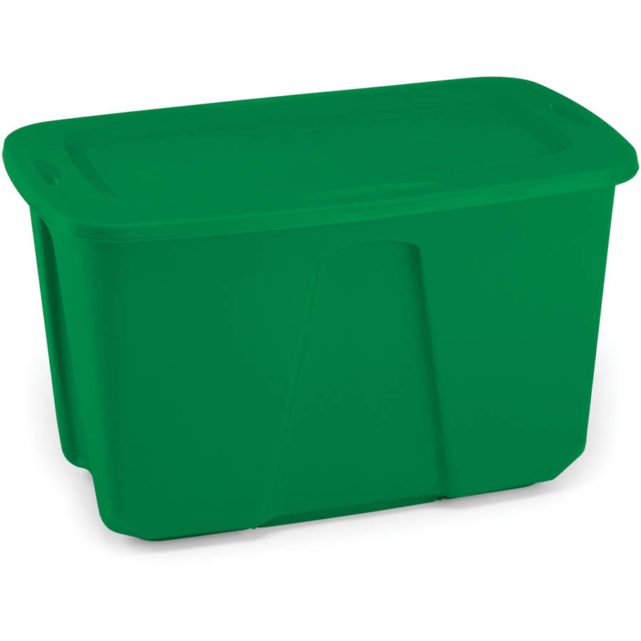 Homz 32 Gallon Holiday Tote Greenred Set 2 Walmart inside size 900 X 900