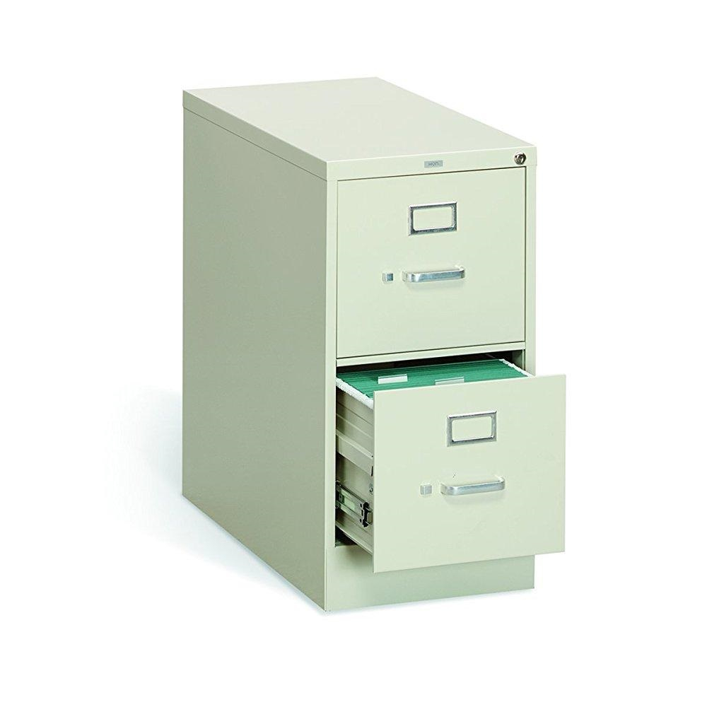 Hon 2 Drawer Vertical Filing Cabinet 310 Series Full Suspension inside measurements 1000 X 1000