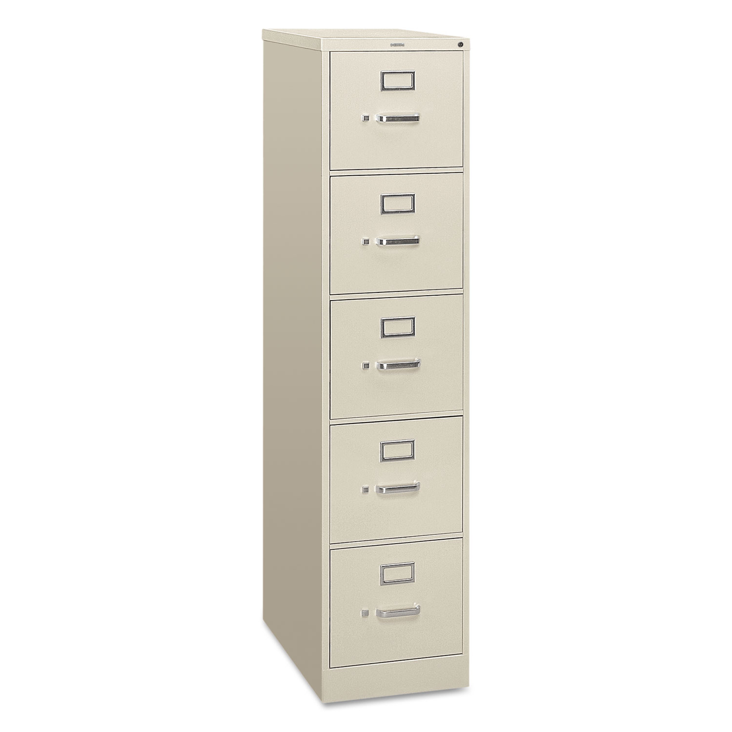 Hon 310 Series 5 Drawer Vertical Metal File Cabinet Letter 60 in proportions 1500 X 1500